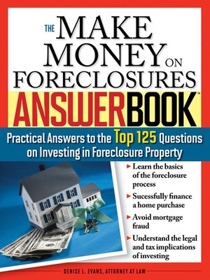 cover image of Make Money on Foreclosures Answer Book